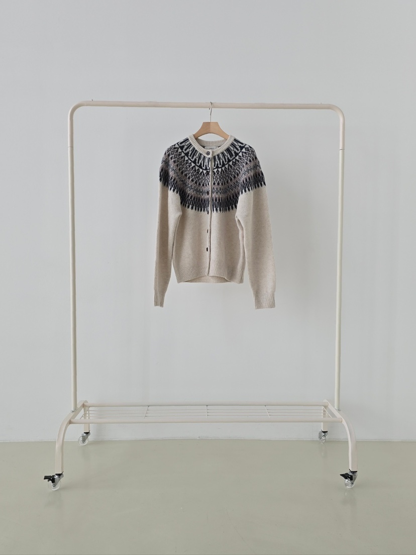 J SHOP東大門㊣實拍女士新品真品推薦25秋冬休閑針織衫開衫J_SHOP針織衫圖色1