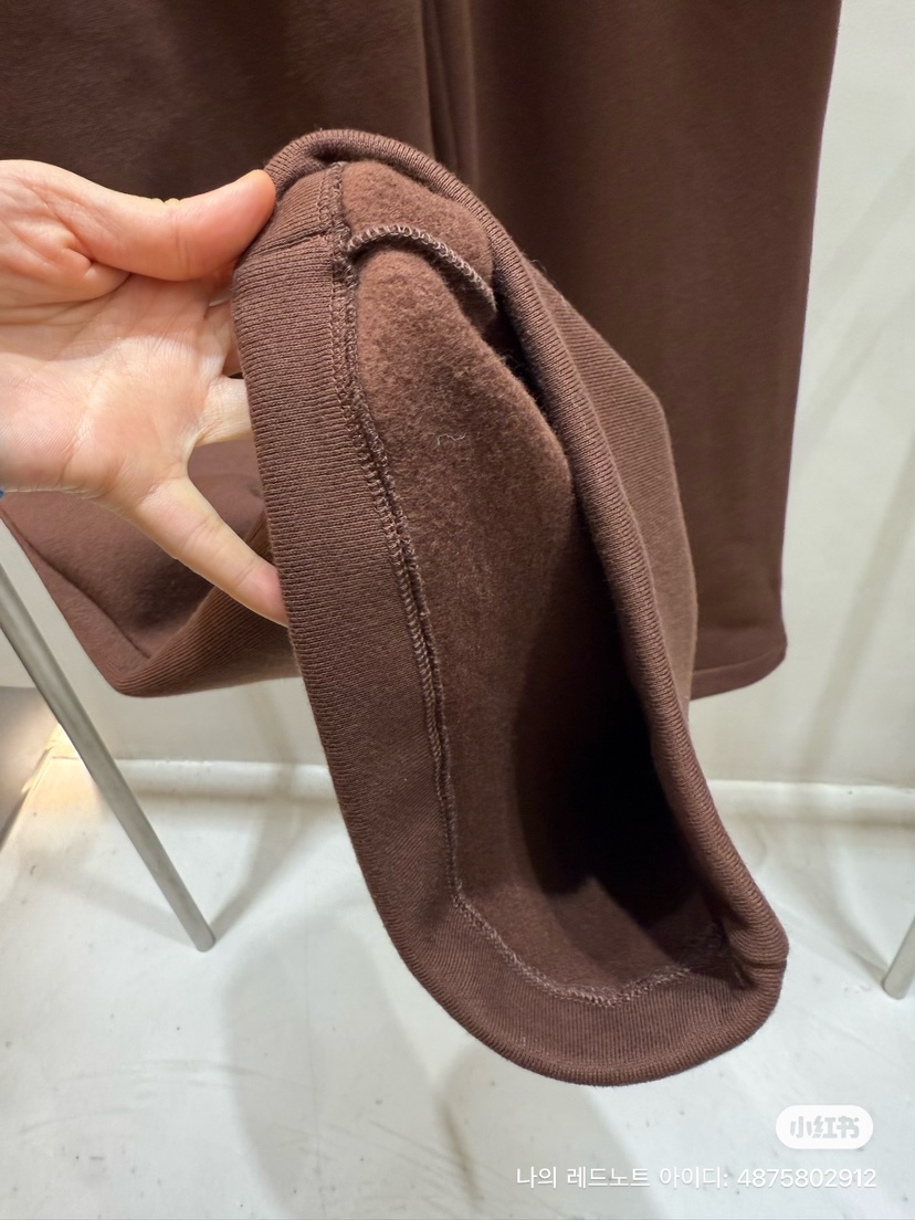 FEFFER韓國代購㊣女裝新品人氣時尚真品推薦休閑褲加絨抓絨FEFFER休閑褲