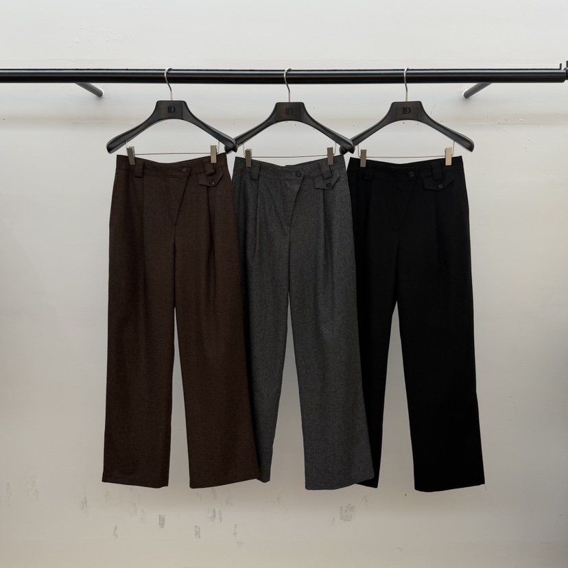 ID東大門㊣實拍女士新品真品推薦時尚人氣熱賣休閑休閑褲口袋ID休閑褲