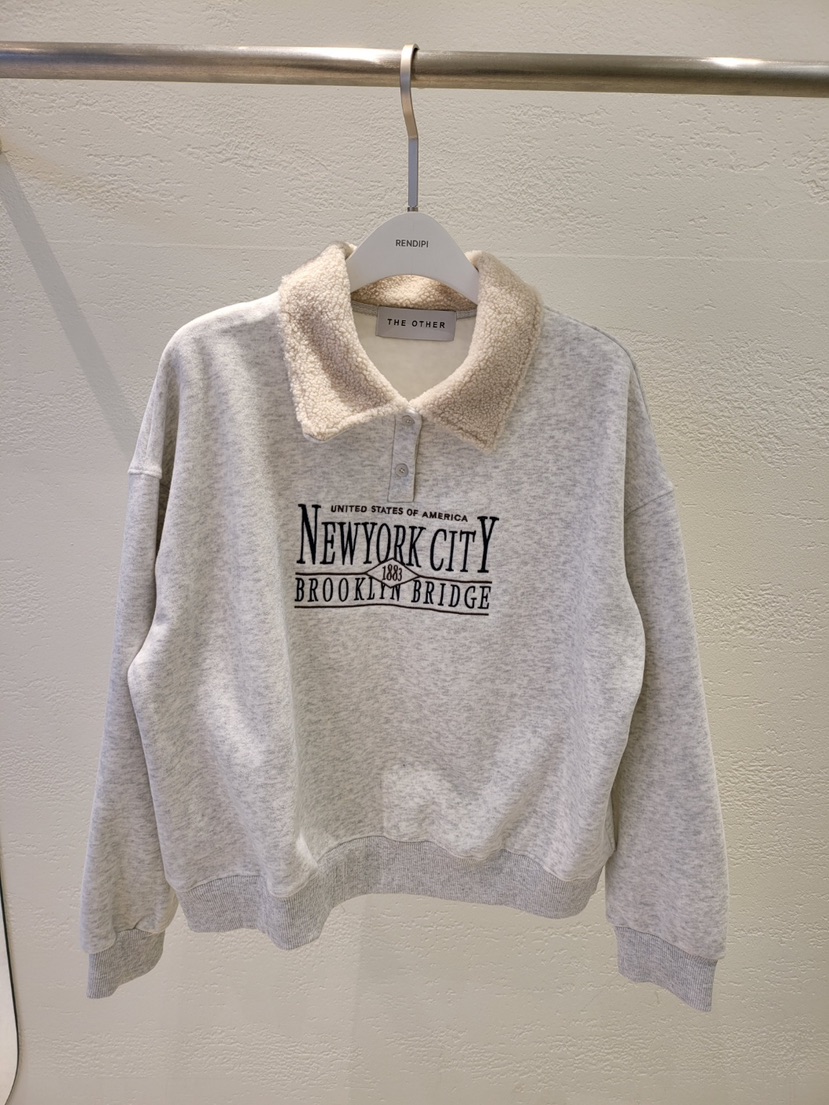 THE OTHER東大門㊣實拍女裝新款熱賣真品休閑25秋冬人氣衛衣THE OTHER衛衣圖色1