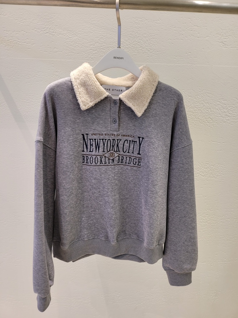 THE OTHER東大門㊣實拍女裝新款熱賣真品休閑25秋冬人氣衛衣THE OTHER衛衣圖色3