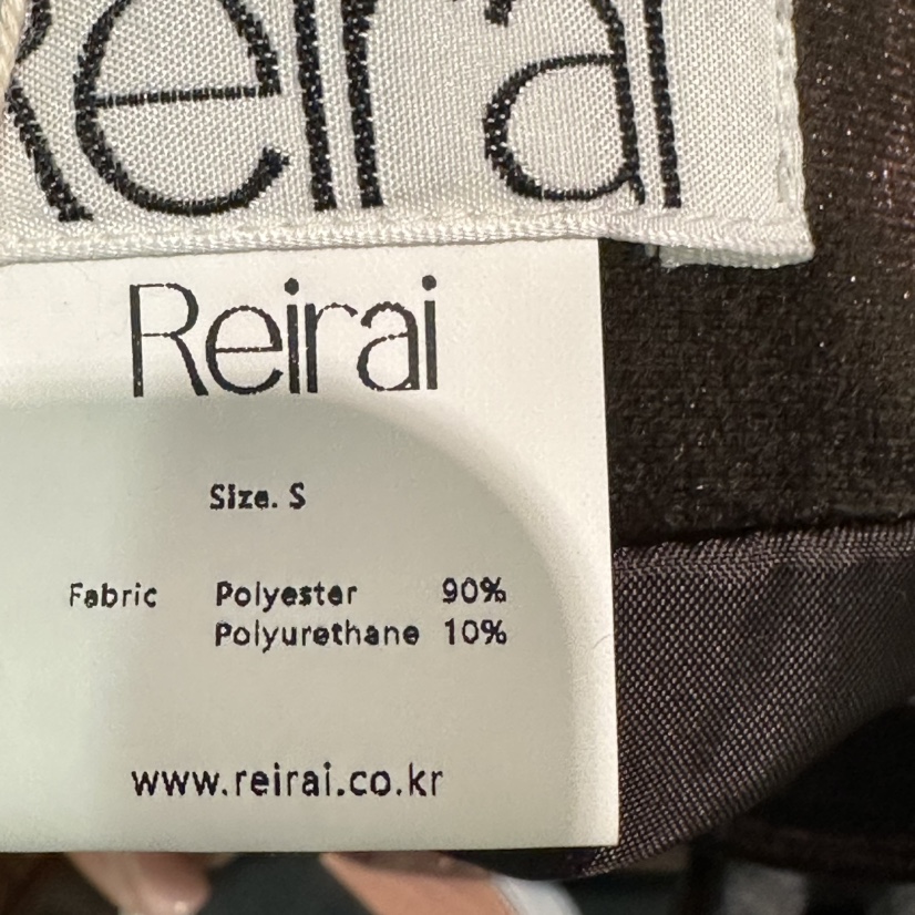 REIRAI東大門㊣代購女裝新款推薦真品熱賣職業休閑短裙天鵝絨Reirai短裙