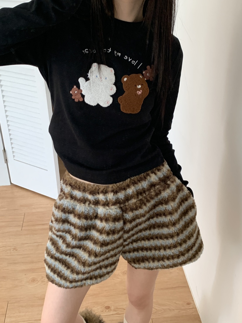 MORE THAN-P東大門㊣代購女士新品時尚人氣休閑25秋冬長袖T恤MORE THAN長袖T恤