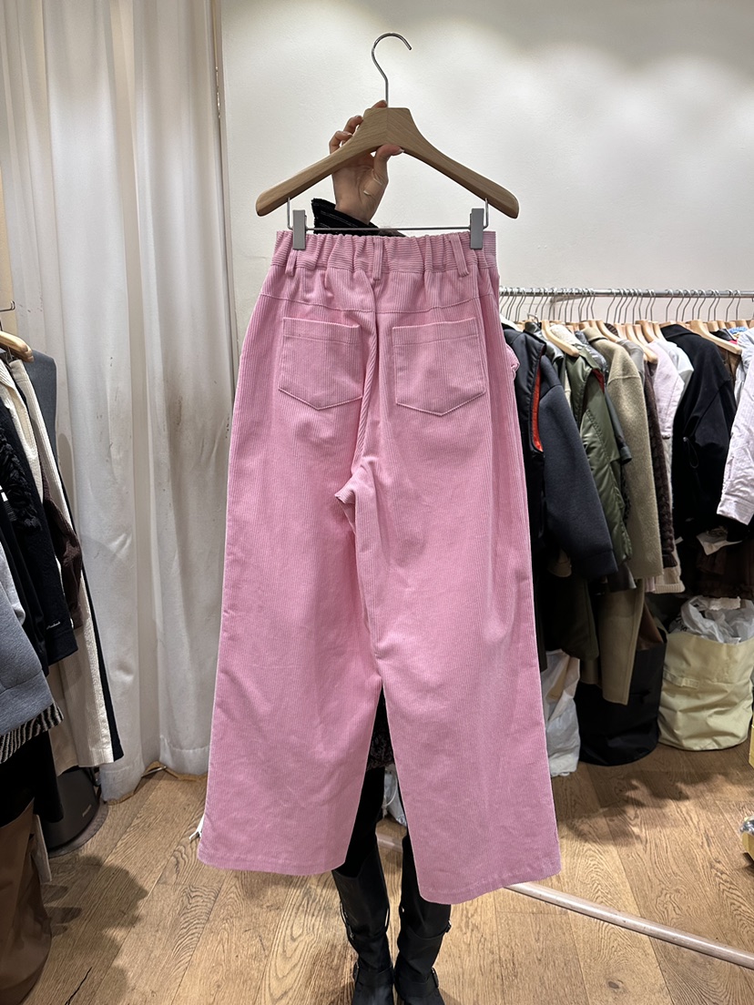 AUVERFIT東大門㊣實拍女士新品職業時尚真品休閑褲燈芯絨直筒AUVERFIT休閑褲