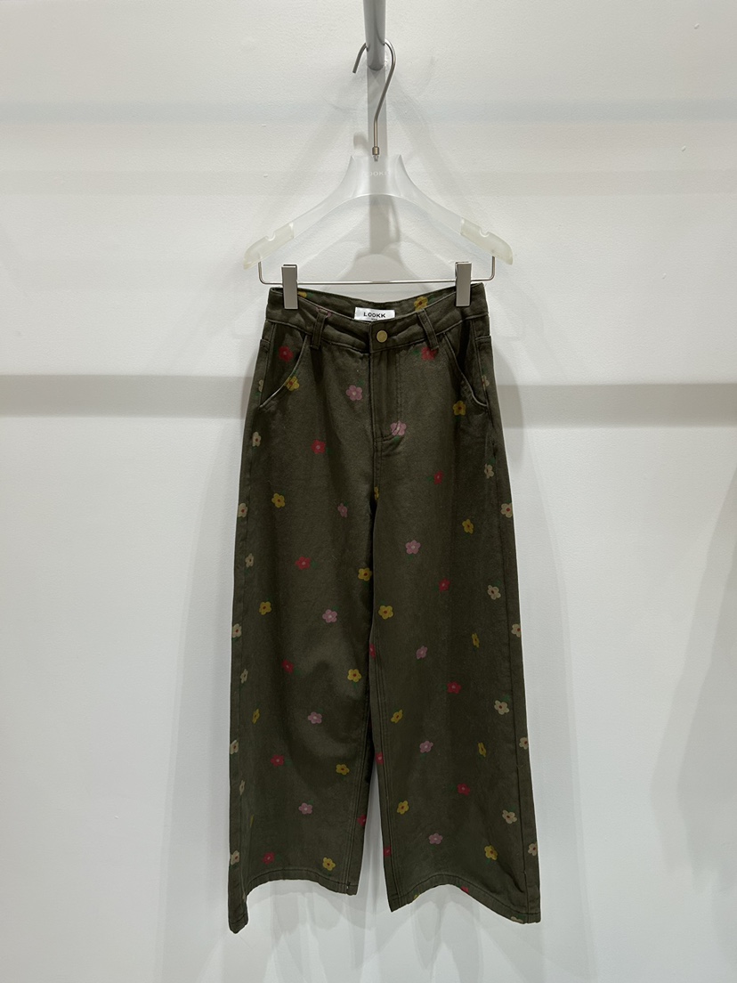 LOOKK韓國直郵㊣女士新款人氣真品時尚熱賣推薦25秋冬休閑褲加絨LOOKK休閑褲圖色1