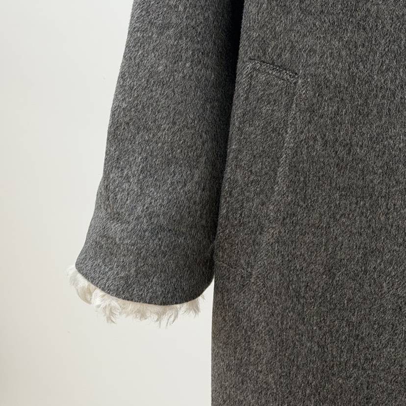 ID東大門㊣代購女裝新品真品熱賣職業中長款大衣美利奴羊毛ID中長款大衣