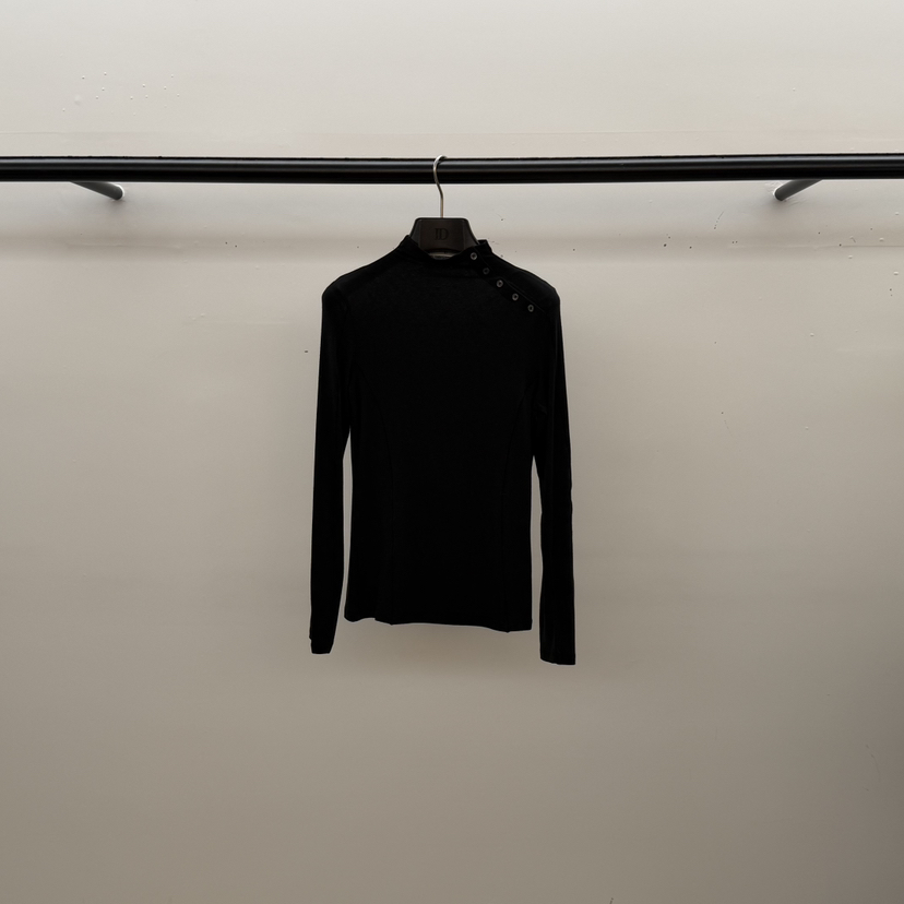 ID韓國直郵㊣女士新款人氣職業時尚25秋冬推薦休閑真品長袖T恤ID長袖T恤圖色5黑色