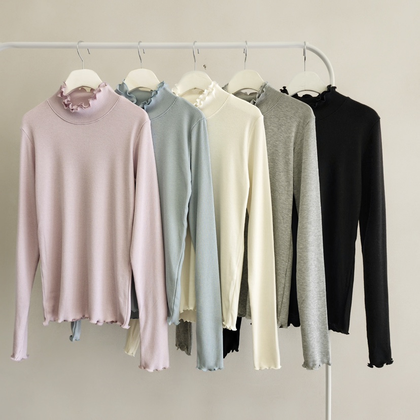 LA BLOOM東大門㊣直郵女士新品25秋冬時尚真品人氣長袖T恤La Bloom長袖T恤