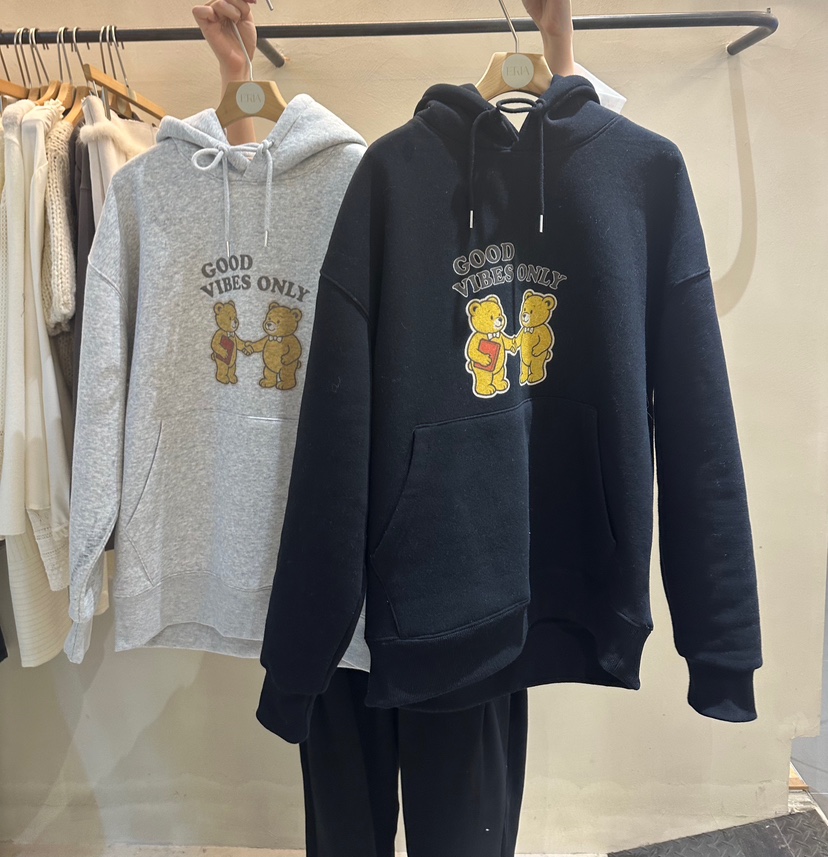 ERIA東大門㊣實拍女士新款人氣真品推薦25秋冬時尚休閑衛衣ERIA/HUE衛衣