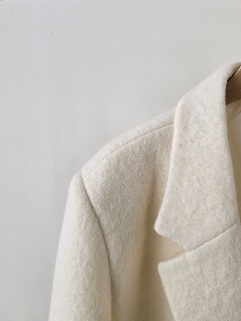 J SHOP韓國代購㊣女裝新款職業推薦休閑熱賣人氣25秋冬夾克羊駝J_SHOP夾克