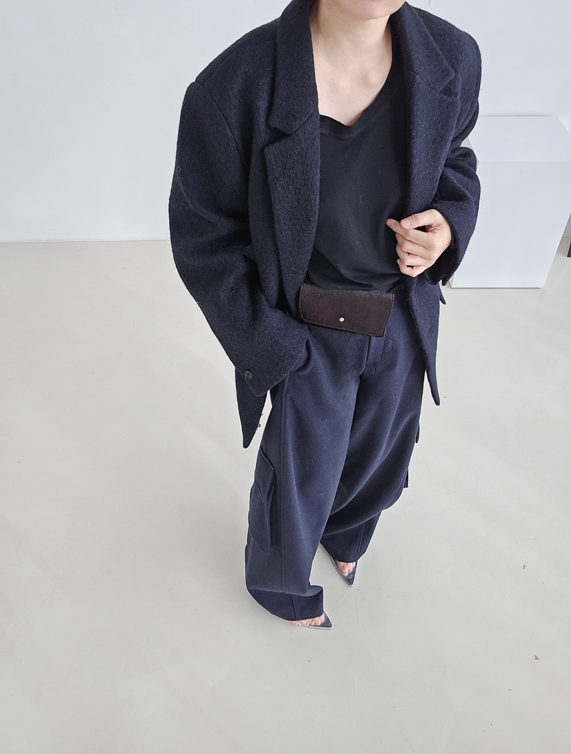 J SHOP韓國代購㊣女裝新款職業推薦休閑熱賣人氣25秋冬夾克羊駝J_SHOP夾克