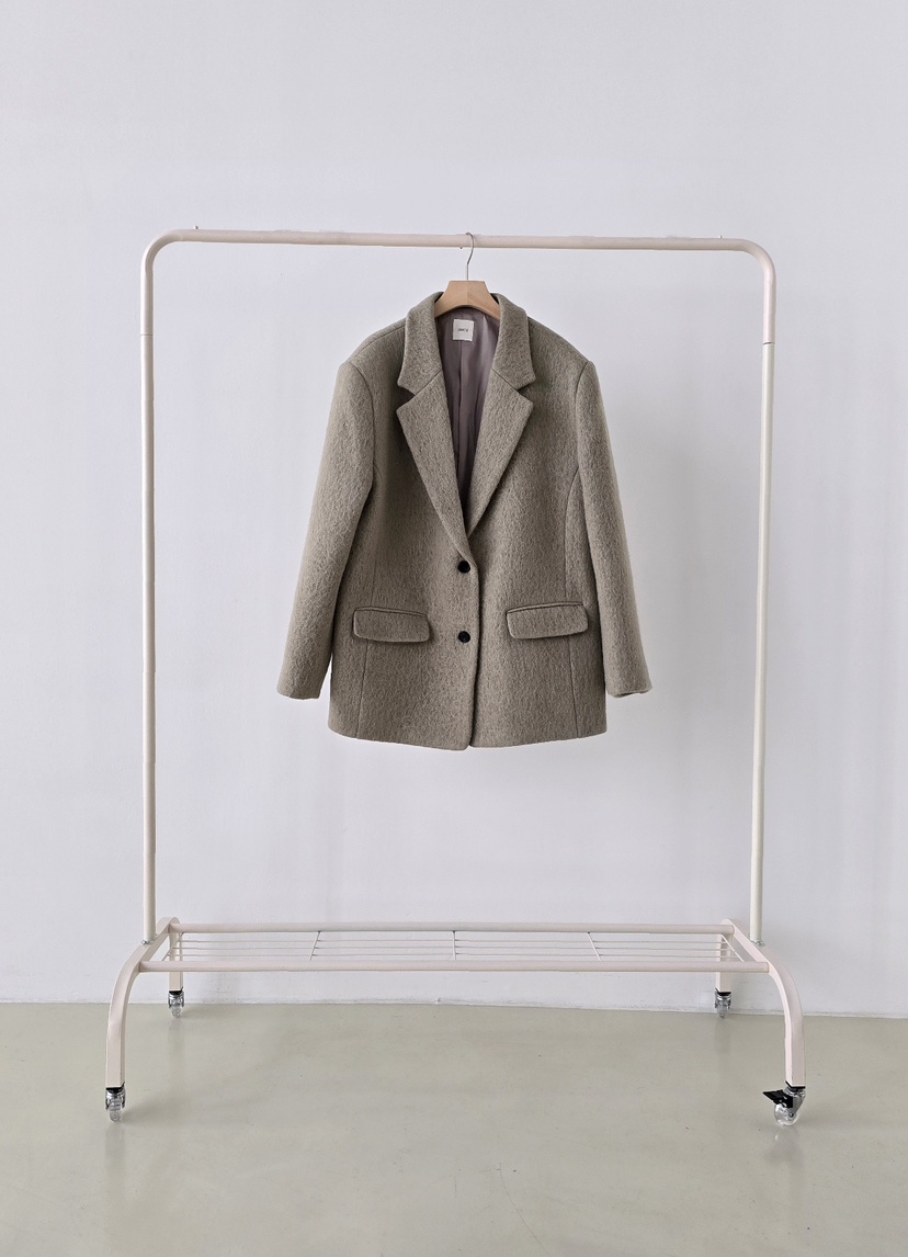 J SHOP韓國代購㊣女裝新款職業推薦休閑熱賣人氣25秋冬夾克羊駝J_SHOP夾克圖色2