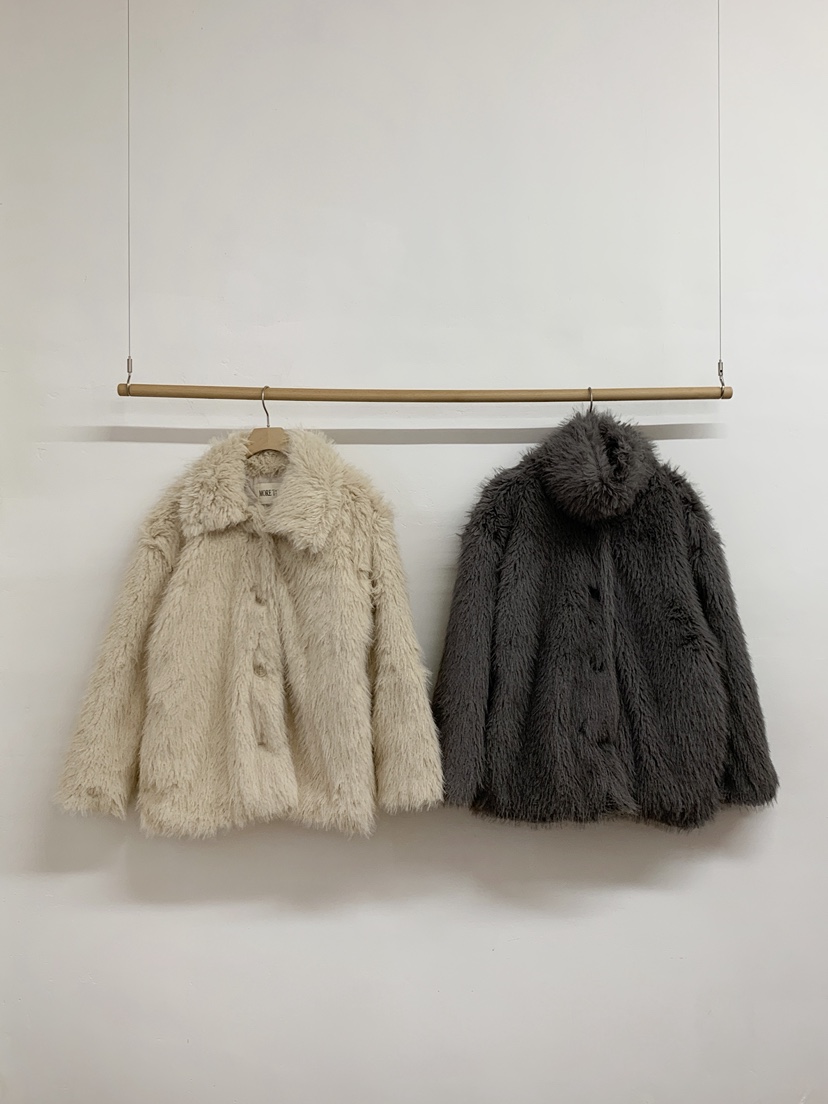 MORE THAN-P東大門㊣直郵女裝新品熱賣推薦短款大衣羊駝毛MORE THAN短款大衣