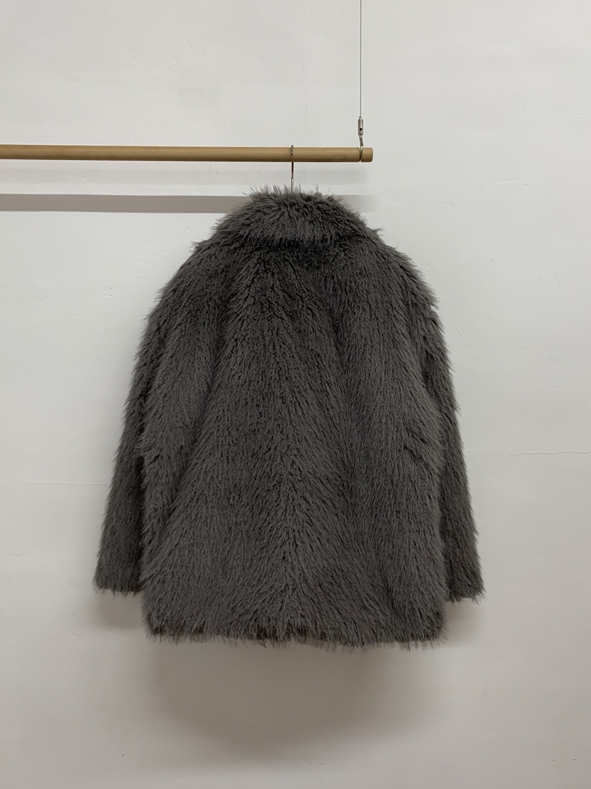 MORE THAN-P東大門㊣直郵女裝新品熱賣推薦短款大衣羊駝毛MORE THAN短款大衣