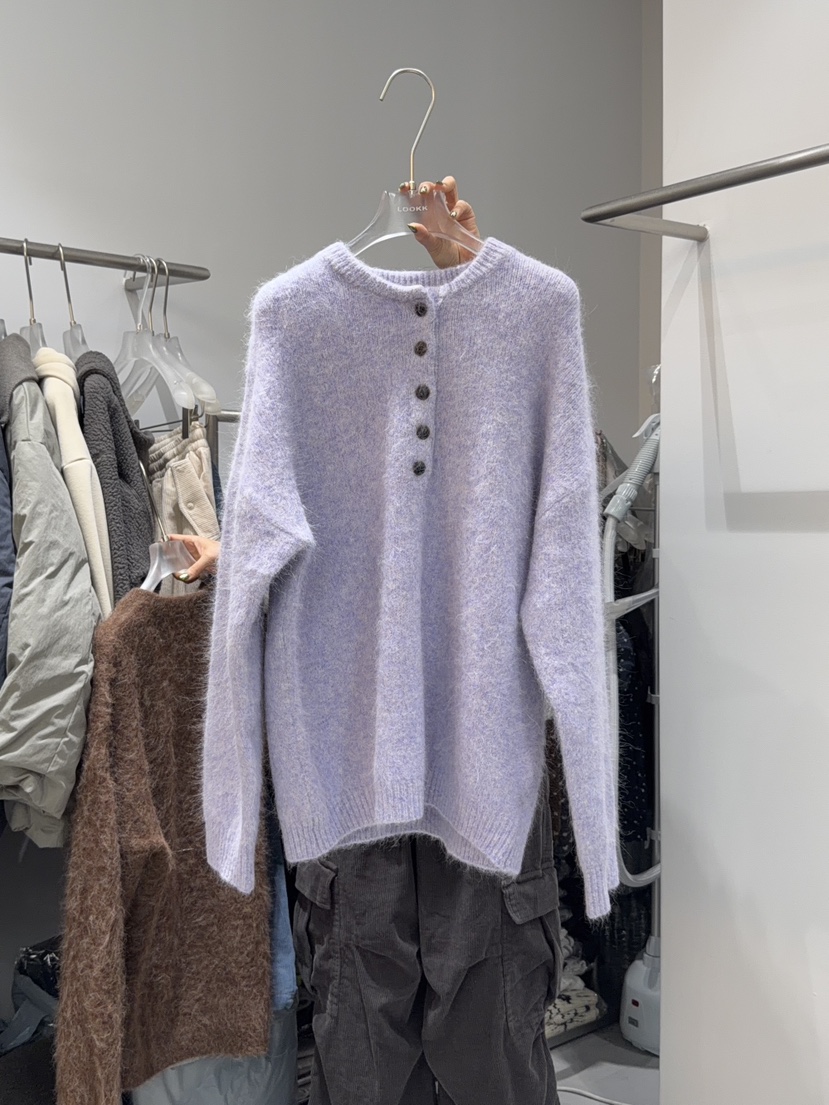 LOOKK東大門㊣代購女裝新款人氣推薦熱賣時尚25秋冬針織衫羊駝LOOKK針織衫圖色1