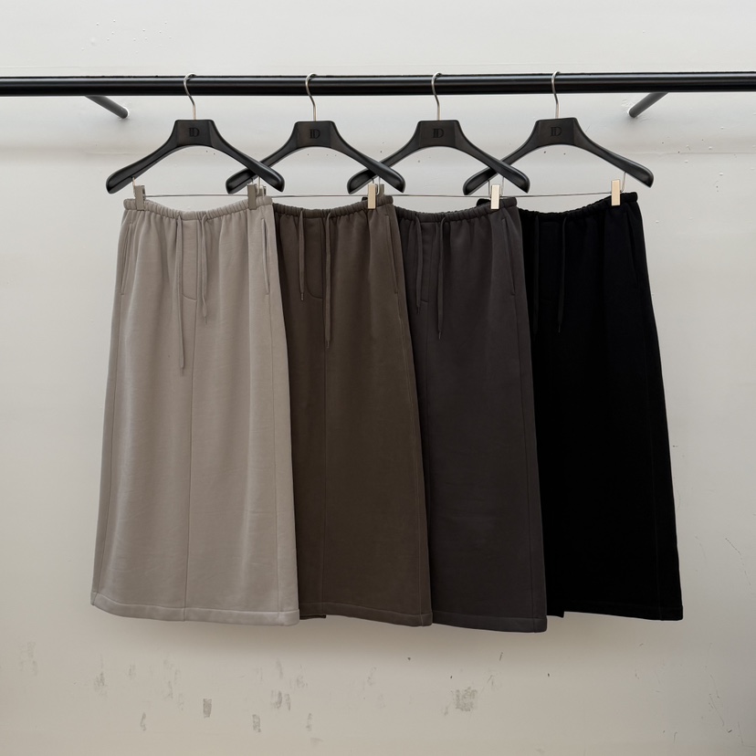 ID東大門㊣實拍女裝新款真品人氣休閑25秋冬推薦長裙羊毛雙層ID長裙