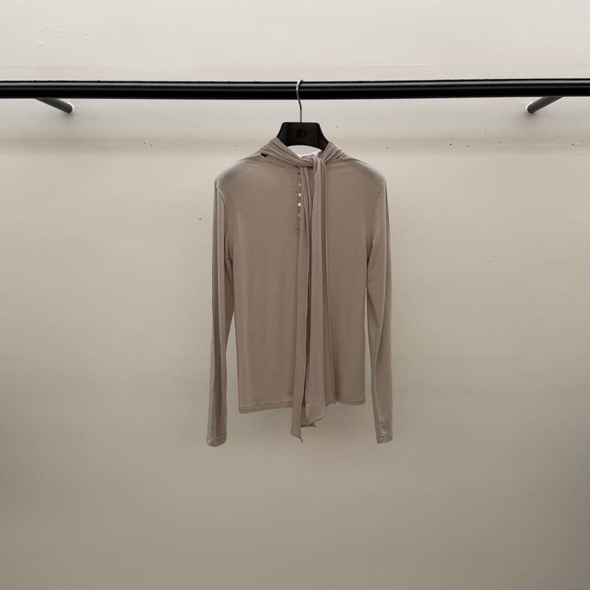 ID東大門㊣直郵女裝新品休閑推薦時尚真品人氣25秋冬長袖T恤ID長袖T恤圖色1米色