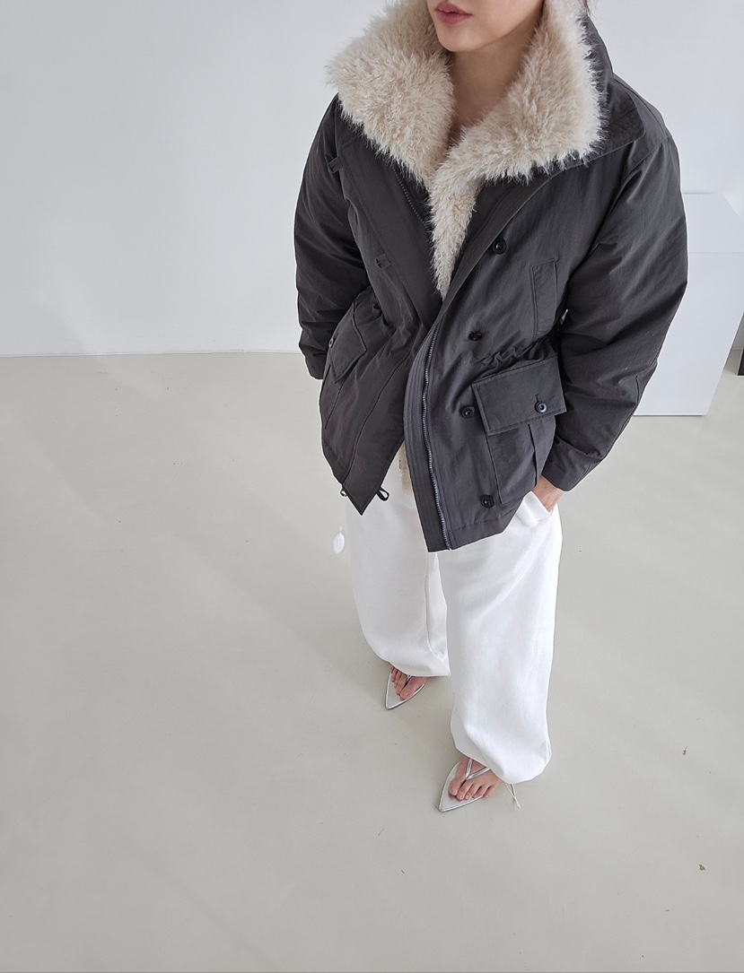 J SHOP東大門㊣代購女士新款25秋冬休閑人氣時尚職業夾克絨J_SHOP夾克