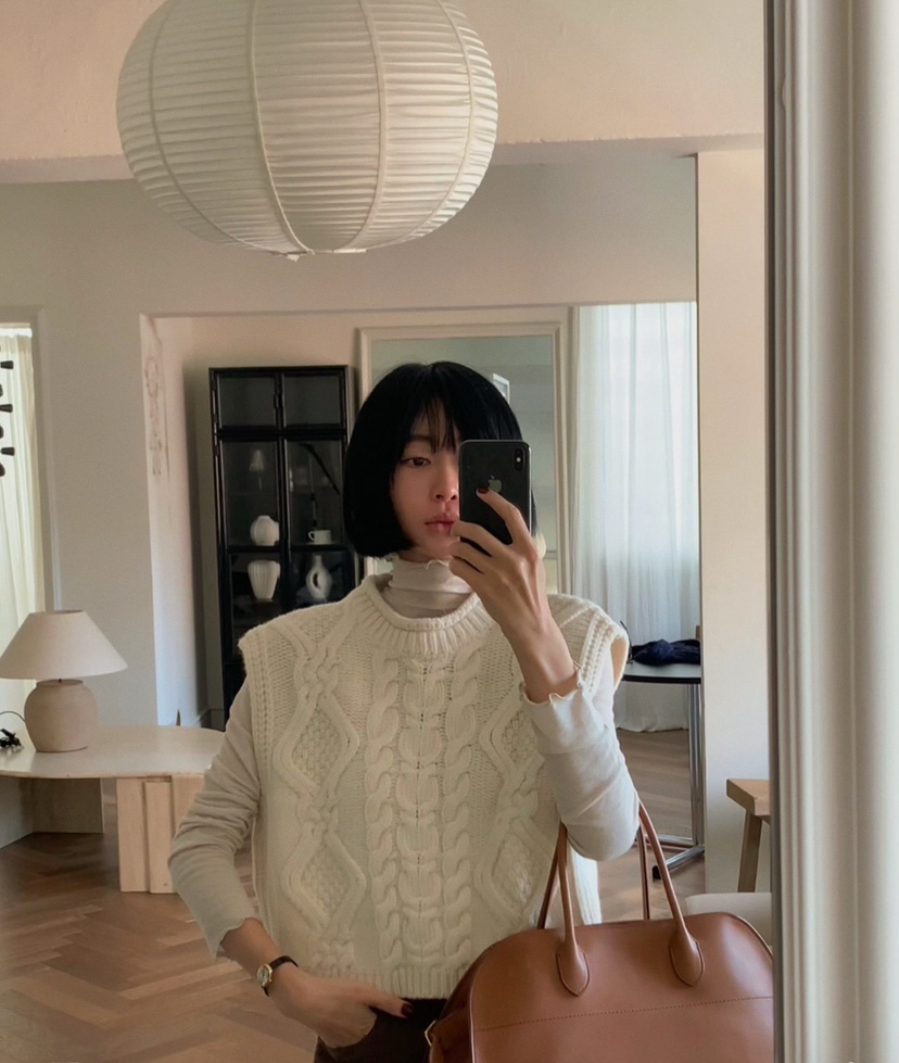 A Flan東大門㊣代購女士新款推薦休閑職業25秋冬真品長袖T恤A:FLAN EDITION長袖T恤