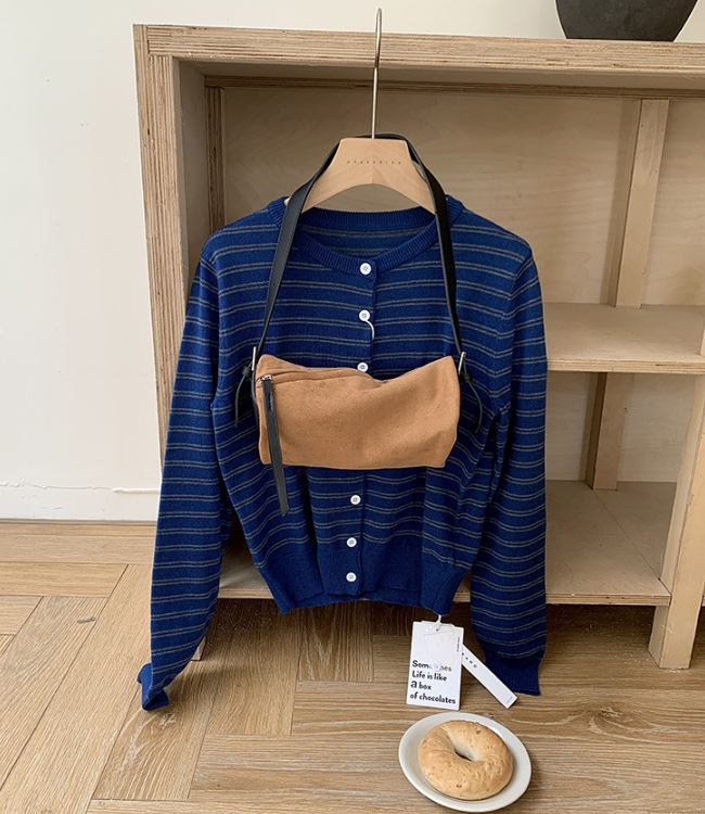 POSH BLUE韓國直郵㊣女士新品職業休閑人氣熱賣單肩斜跨包絨POSH BLUE單肩/斜跨包