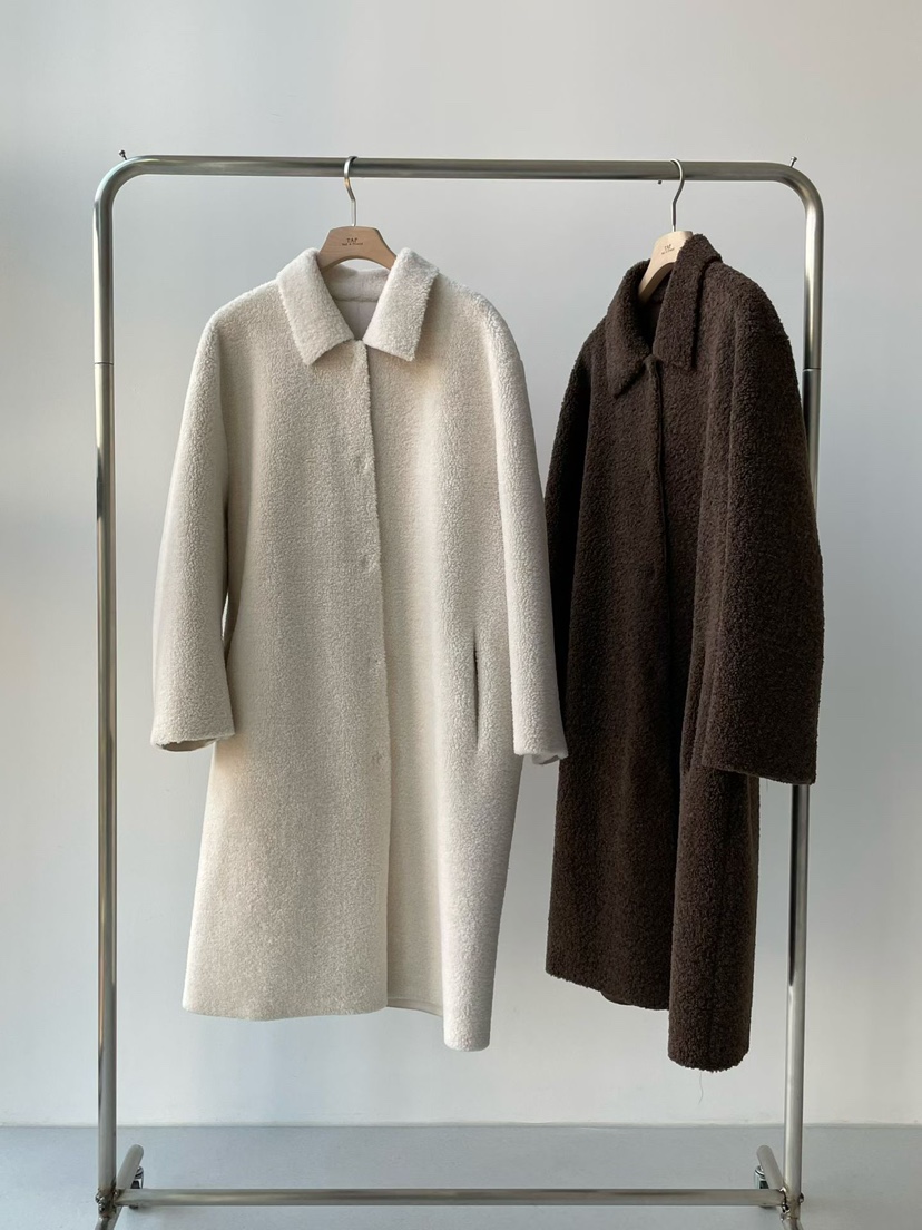 TAF東大門㊣直郵女士新款職業推薦真品時尚熱賣人氣中長款大衣TAF中長款大衣