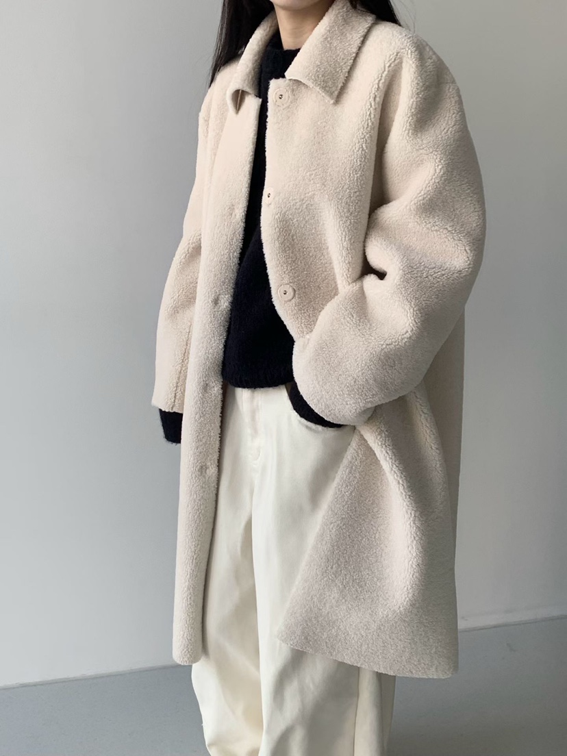 TAF東大門㊣直郵女士新款職業推薦真品時尚熱賣人氣中長款大衣TAF中長款大衣