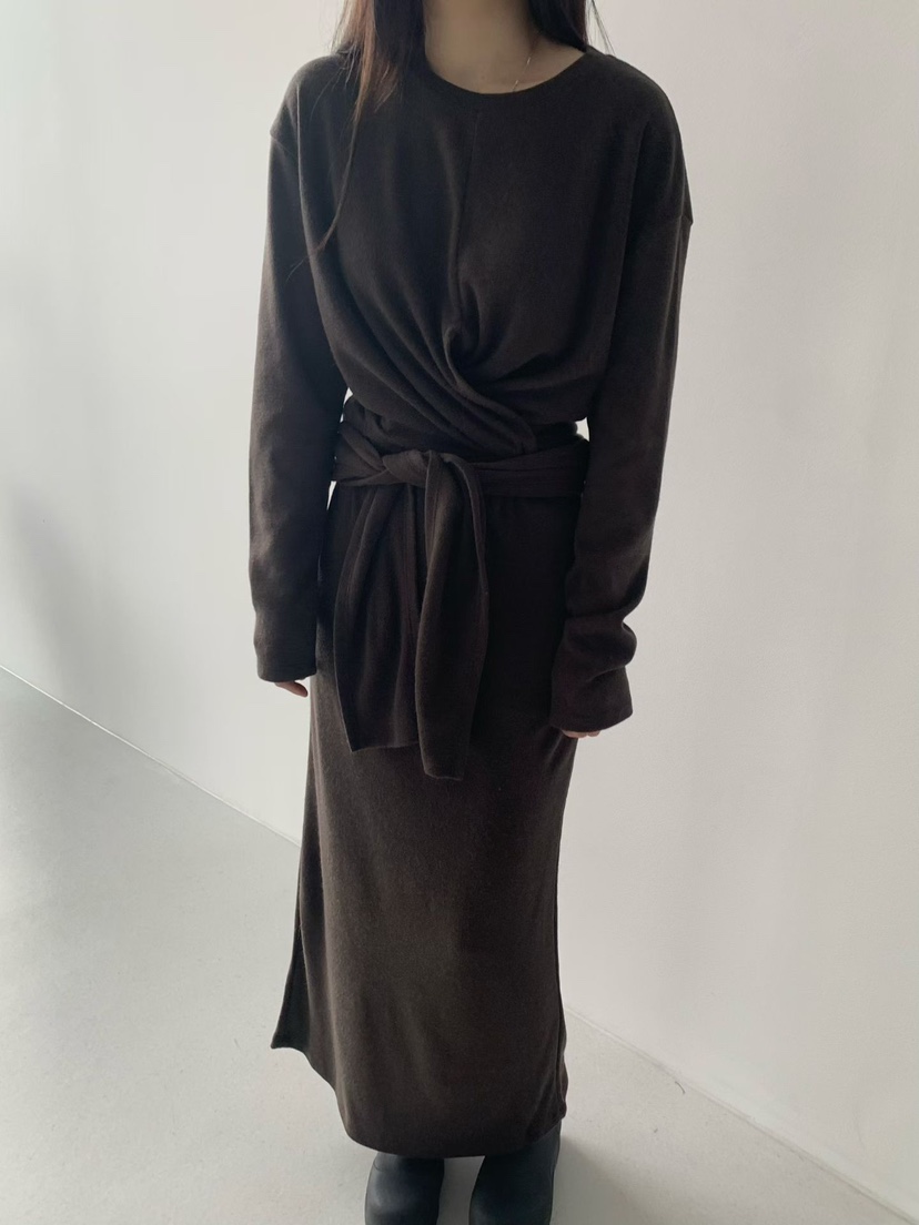 TAF東大門㊣直郵女士新品人氣25秋冬熱賣推薦真品長裙安哥拉TAF長裙