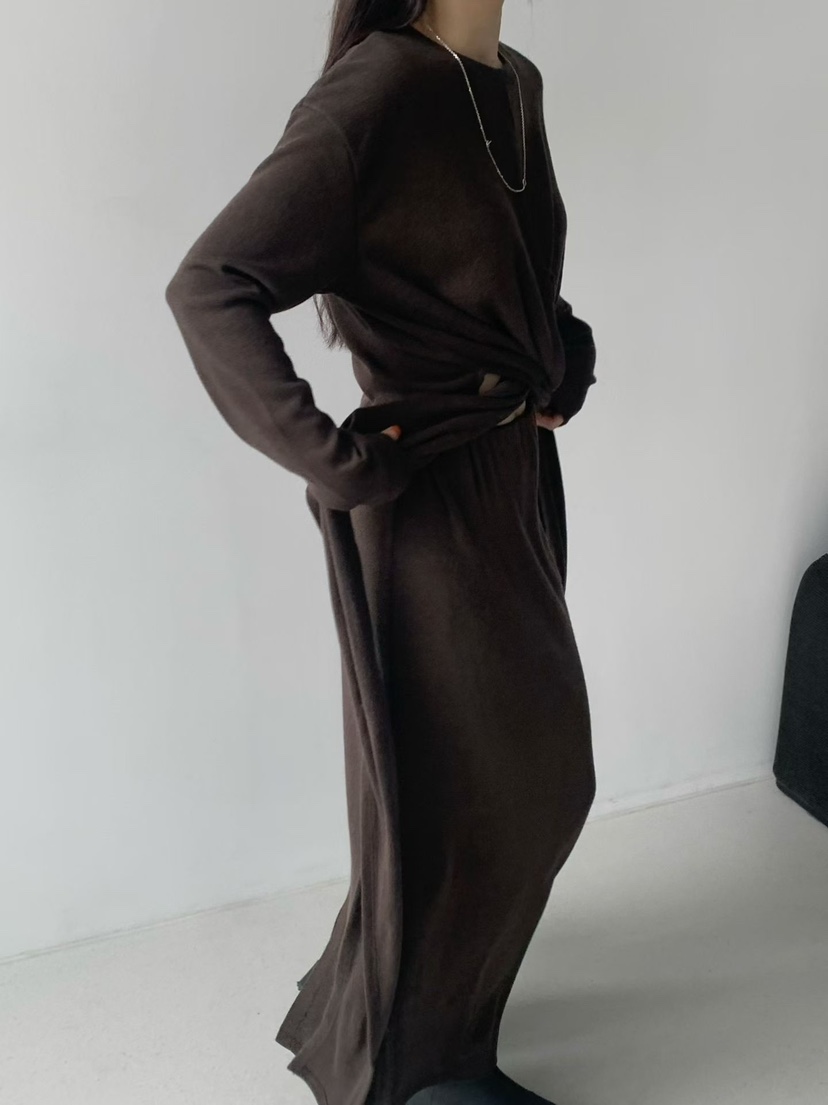 TAF東大門㊣直郵女士新品人氣25秋冬熱賣推薦真品長裙安哥拉TAF長裙