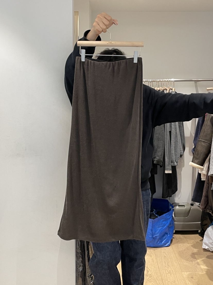 TAF東大門㊣直郵女士新品人氣25秋冬熱賣推薦真品長裙安哥拉TAF長裙圖色1