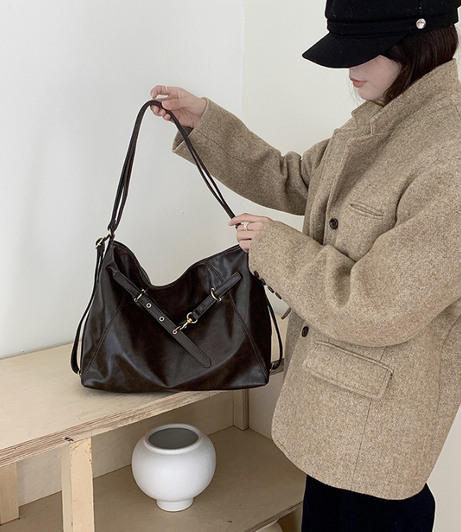 POSH BLUE東大門㊣實拍女士新品休閑25秋冬單肩斜跨包腰帶POSH BLUE單肩/斜跨包