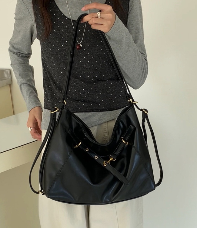 POSH BLUE東大門㊣實拍女士新品休閑25秋冬單肩斜跨包腰帶POSH BLUE單肩/斜跨包