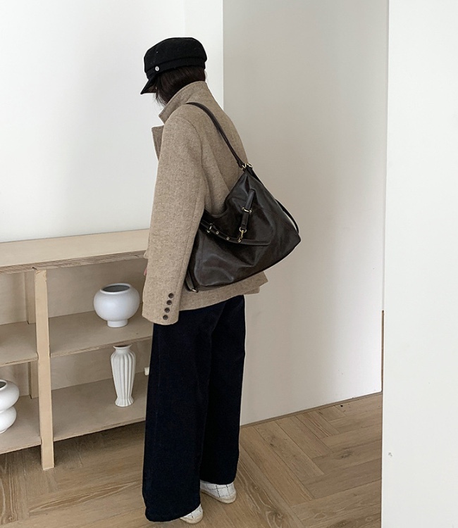 POSH BLUE東大門㊣實拍女士新品休閑25秋冬單肩斜跨包腰帶POSH BLUE單肩/斜跨包