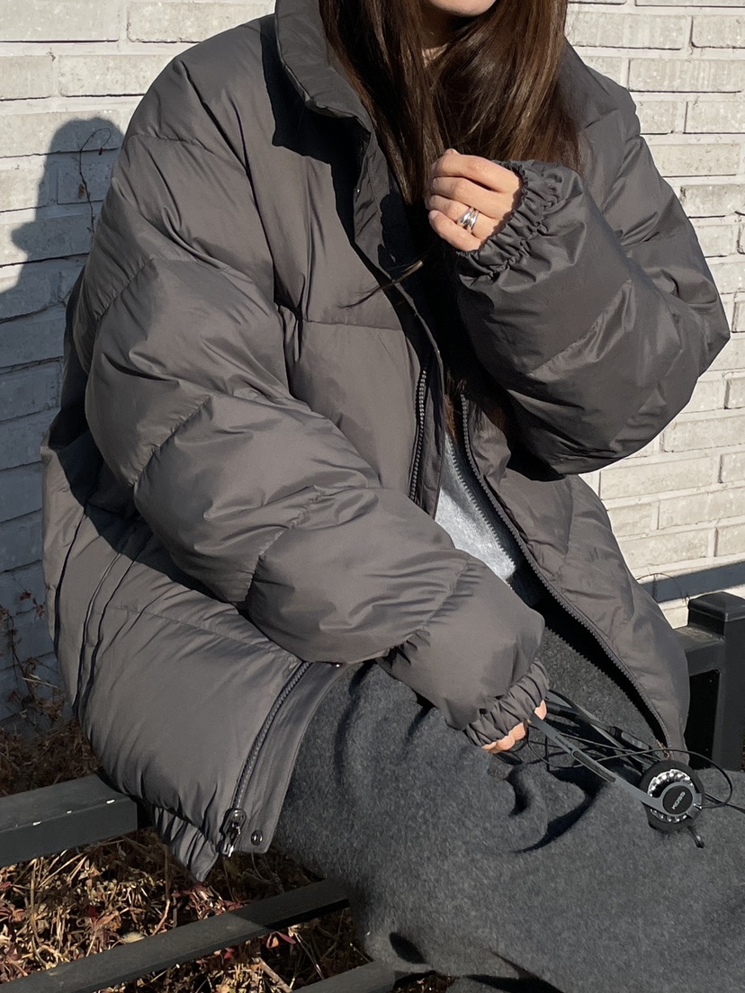 WATER/RIVER東大門㊣代購女裝新款人氣短款羽絨服雙面羽絨服WATER/RIVER短款羽絨服