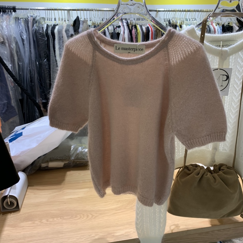 LE MASTERPLACE韓國直郵㊣女裝新品人氣時尚25秋冬針織衫羊駝Le masterpiece針織衫圖色1