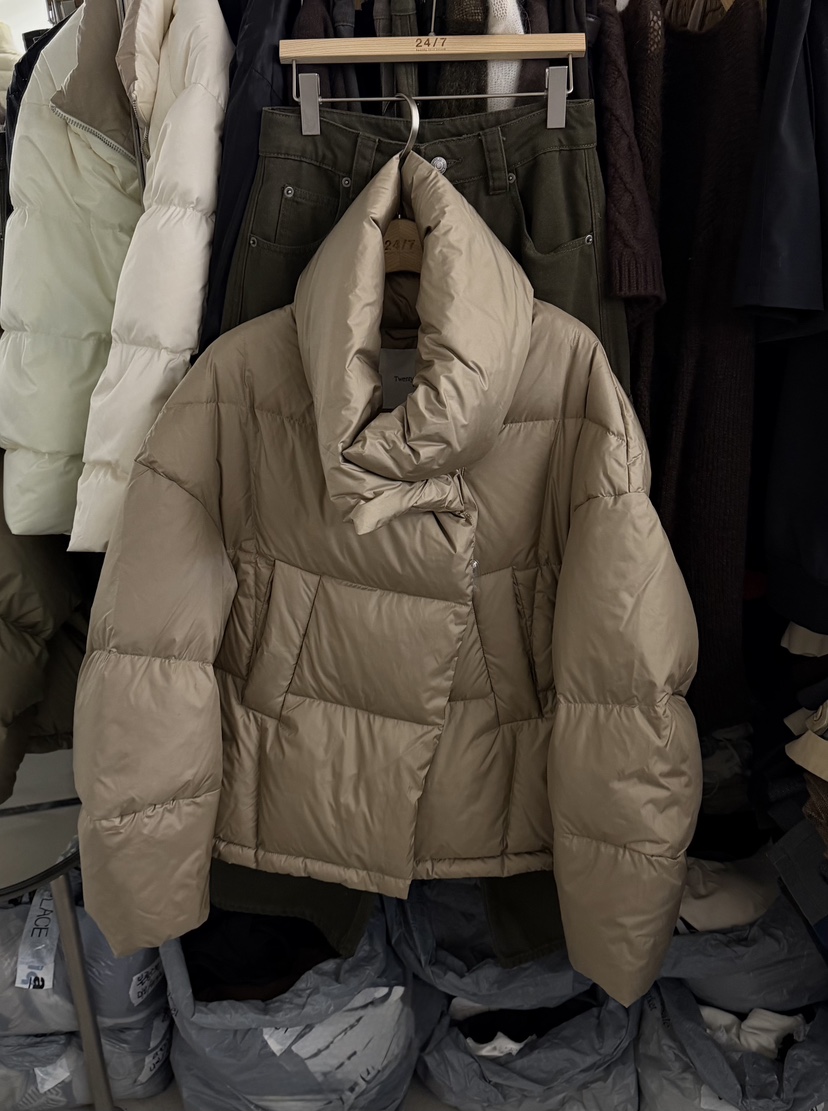 TWENTY FOUR SEVEN24-7韓國代購㊣女士新品職業短款羽絨服填充鴨絨TEWNTY FOUR SEVEN24-7短款羽絨服圖色2