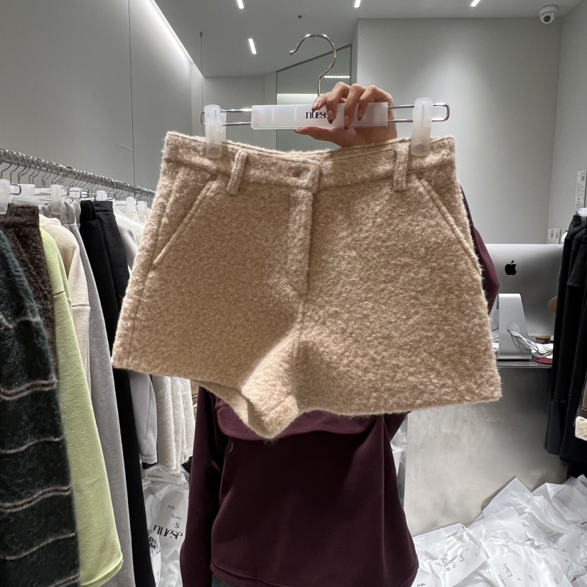 NUESE東大門㊣代購女裝新款休閑職業人氣推薦25秋冬時尚短褲NUESE短褲圖色1