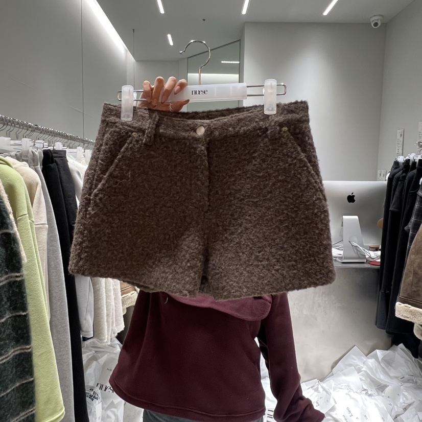 NUESE東大門㊣代購女裝新款休閑職業人氣推薦25秋冬時尚短褲NUESE短褲圖色2