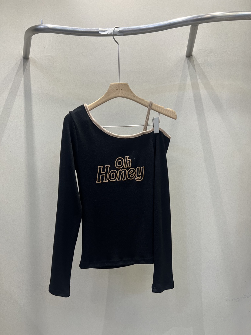 PLUM-q東大門㊣實拍女士新品25秋冬職業真品熱賣推薦長袖T恤PLUM長袖T恤圖色2