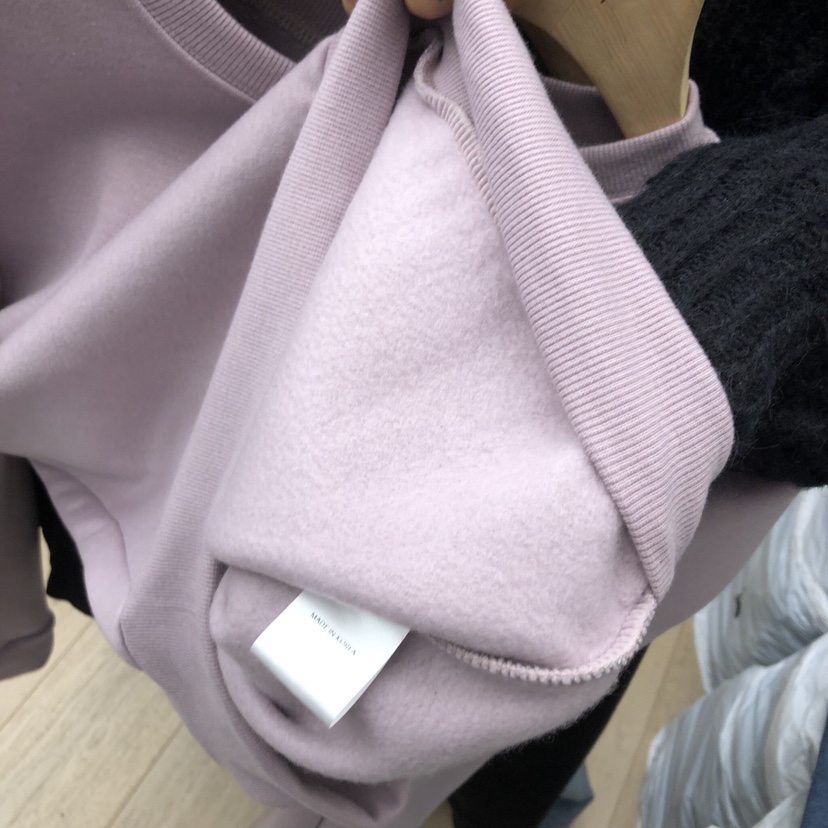 MOI-A東大門㊣直郵女裝新品休閑25秋冬真品熱賣人氣衛衣加絨MOI-A衛衣