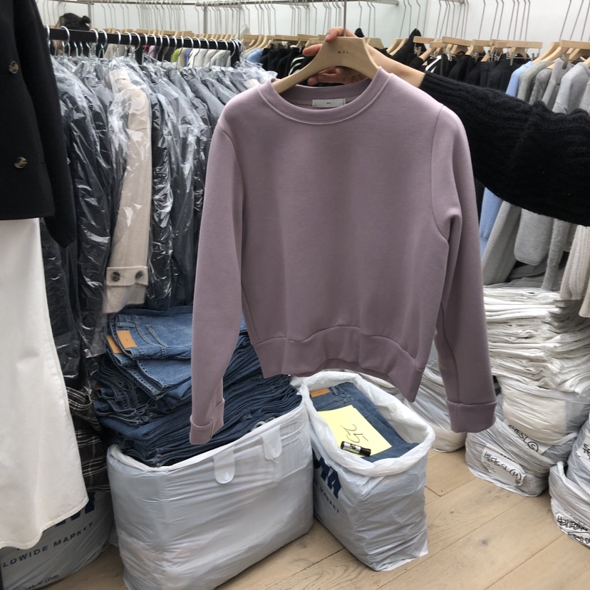 MOI-A東大門㊣直郵女裝新品休閑25秋冬真品熱賣人氣衛衣加絨MOI-A衛衣圖色2