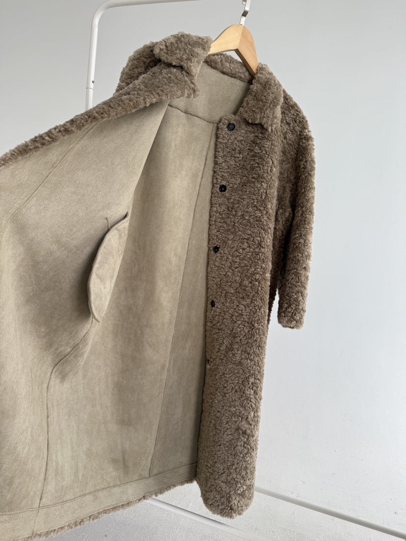 JENNY 1976東大門㊣實拍女士新品職業推薦休閑中長款大衣羊毛JENNY 1976中長款大衣