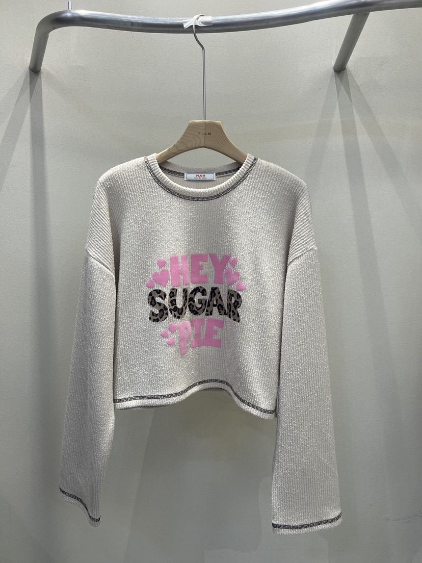 PLUM-q韓國直郵㊣女裝新款25秋冬時尚熱賣推薦職業長袖T恤PLUM長袖T恤圖色2