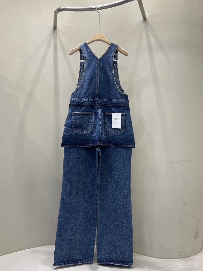 PLUM-q東大門㊣代購女士新款人氣時尚職業真品熱賣休閑連體褲PLUM連體褲