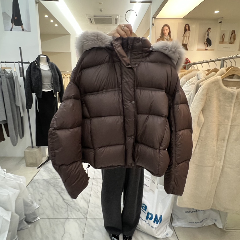 AFTERGLOW東大門㊣代購女裝新品人氣職業熱賣時尚短款羽絨服AFTERGLOW短款羽絨服圖色2