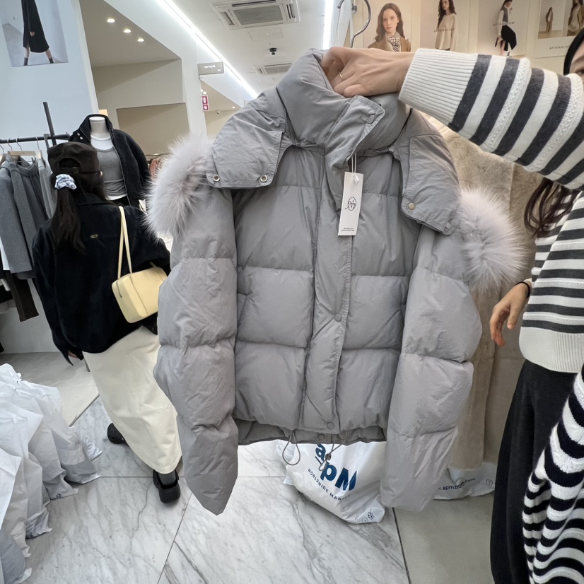 AFTERGLOW韓國直郵㊣女士新品推薦人氣25秋冬短款羽絨服狐貍AFTERGLOW短款羽絨服圖色2