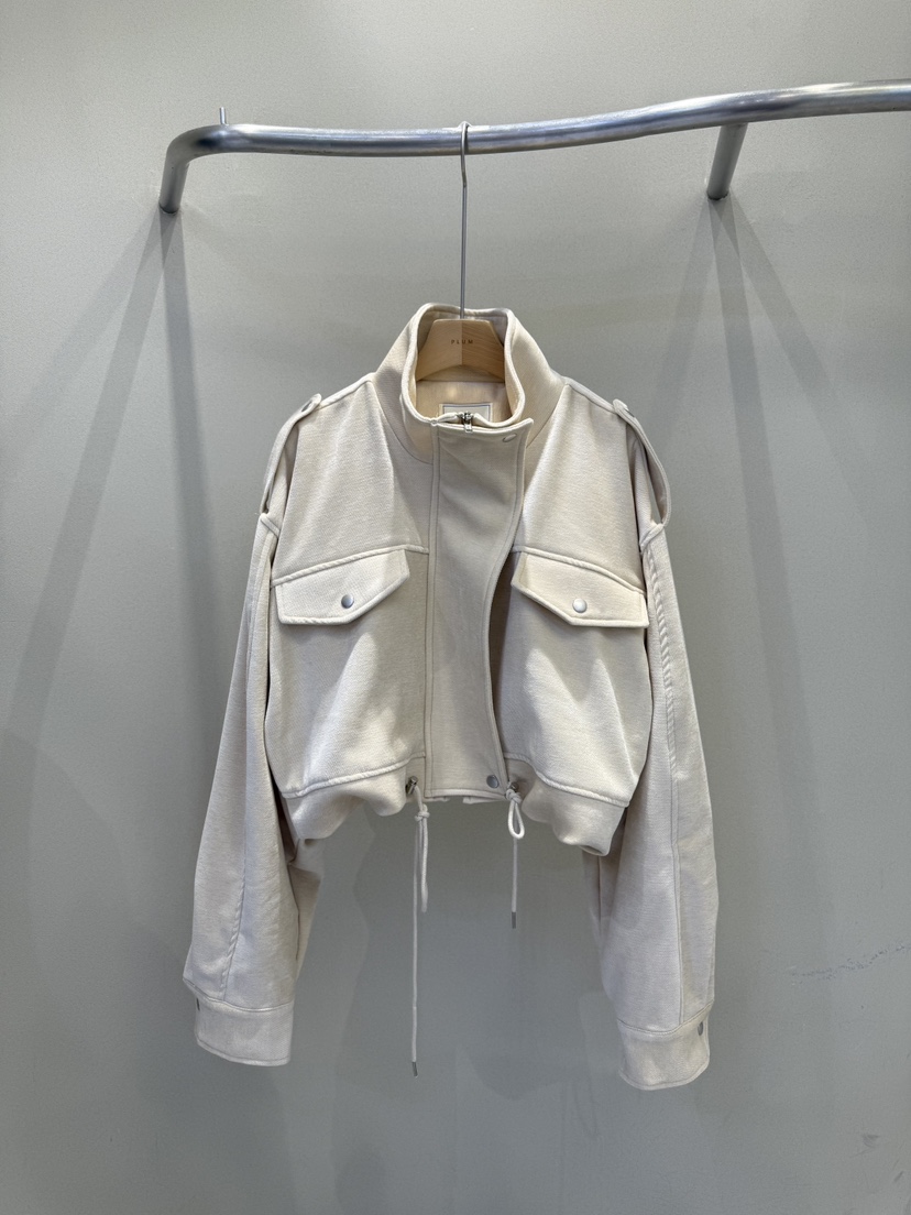 PLUM-q東大門㊣直郵女士新款推薦熱賣25秋冬休閑職業人氣夾克PLUM夾克圖色1