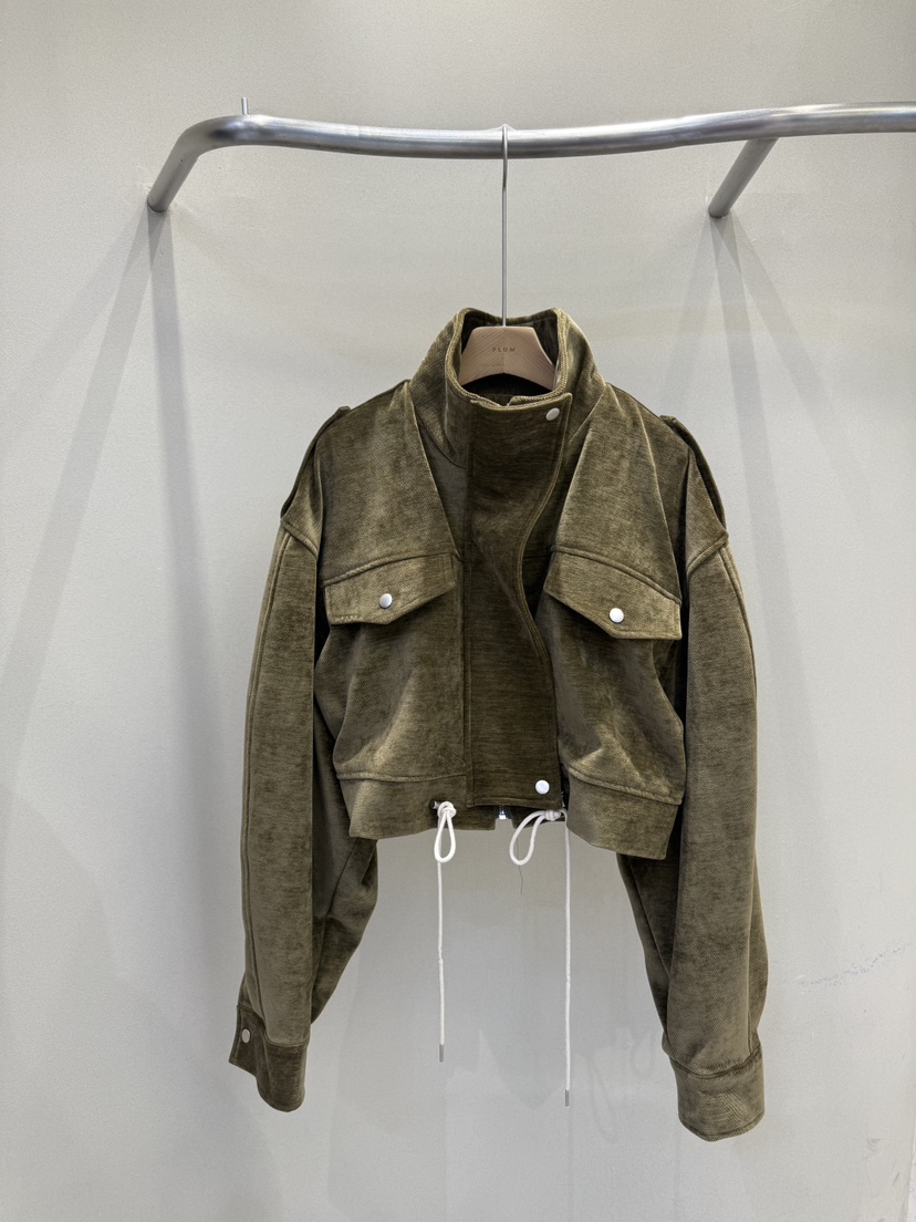 PLUM-q東大門㊣直郵女士新款推薦熱賣25秋冬休閑職業人氣夾克PLUM夾克圖色2