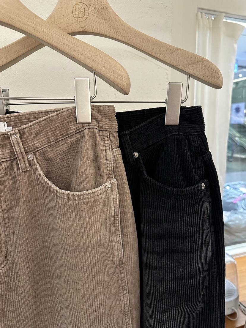 BPLAN韓國直郵㊣女士新品時尚人氣熱賣職業休閑牛仔褲燈芯絨BPLAN牛仔褲