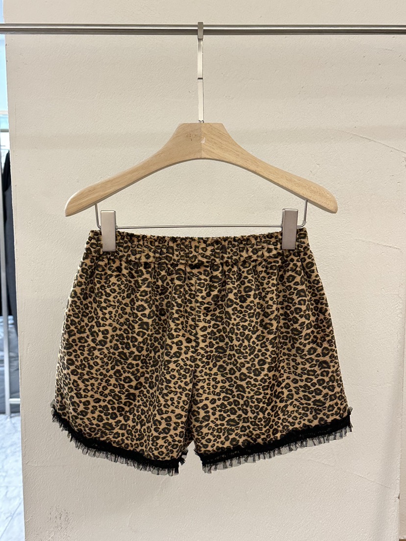 BPLAN韓國直郵㊣女士新品25秋冬職業真品時尚推薦休閑短褲豹紋BPLAN短褲