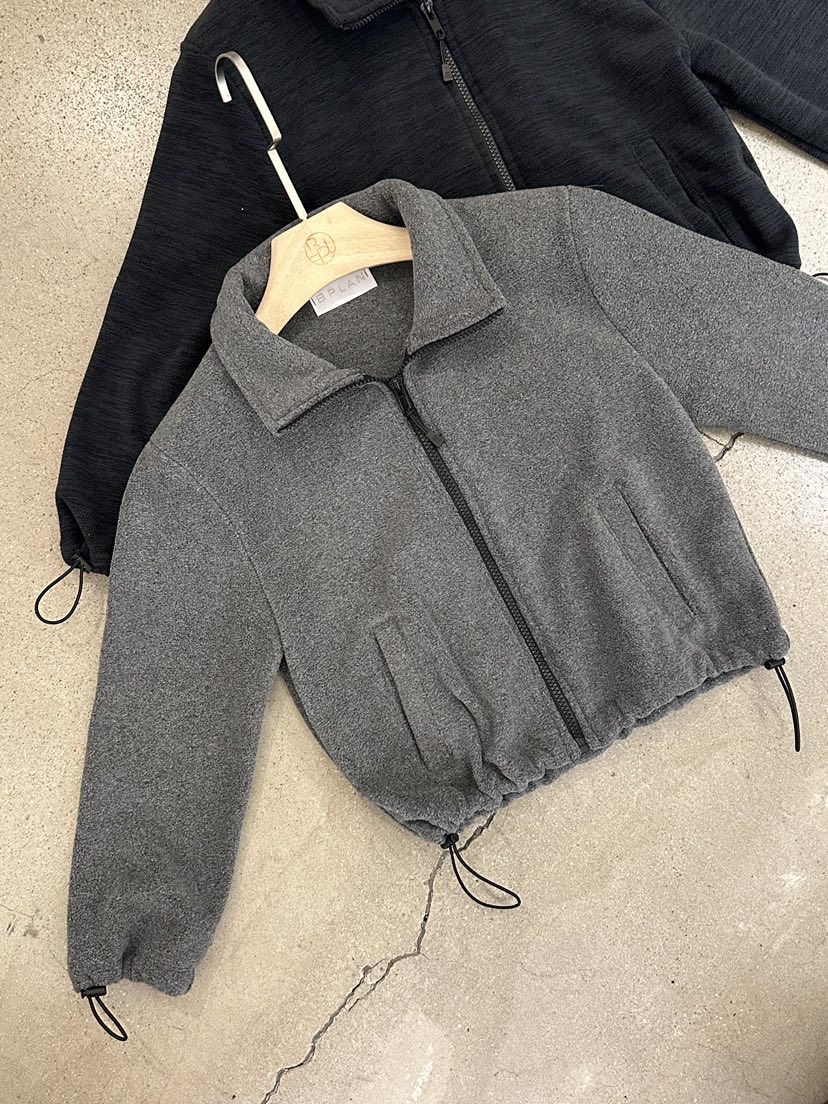 BPLAN韓國代購㊣女裝新品真品25秋冬時尚職業推薦熱賣夾克拉鏈BPLAN夾克